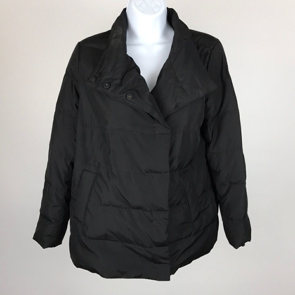 J. Jill Womens Down Puffer Jacket
